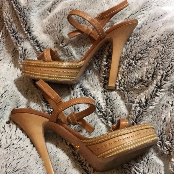 Prada Tan Heels - Picture 4 of 6